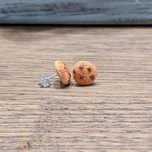 Chocolate Chip Cookie Earrings